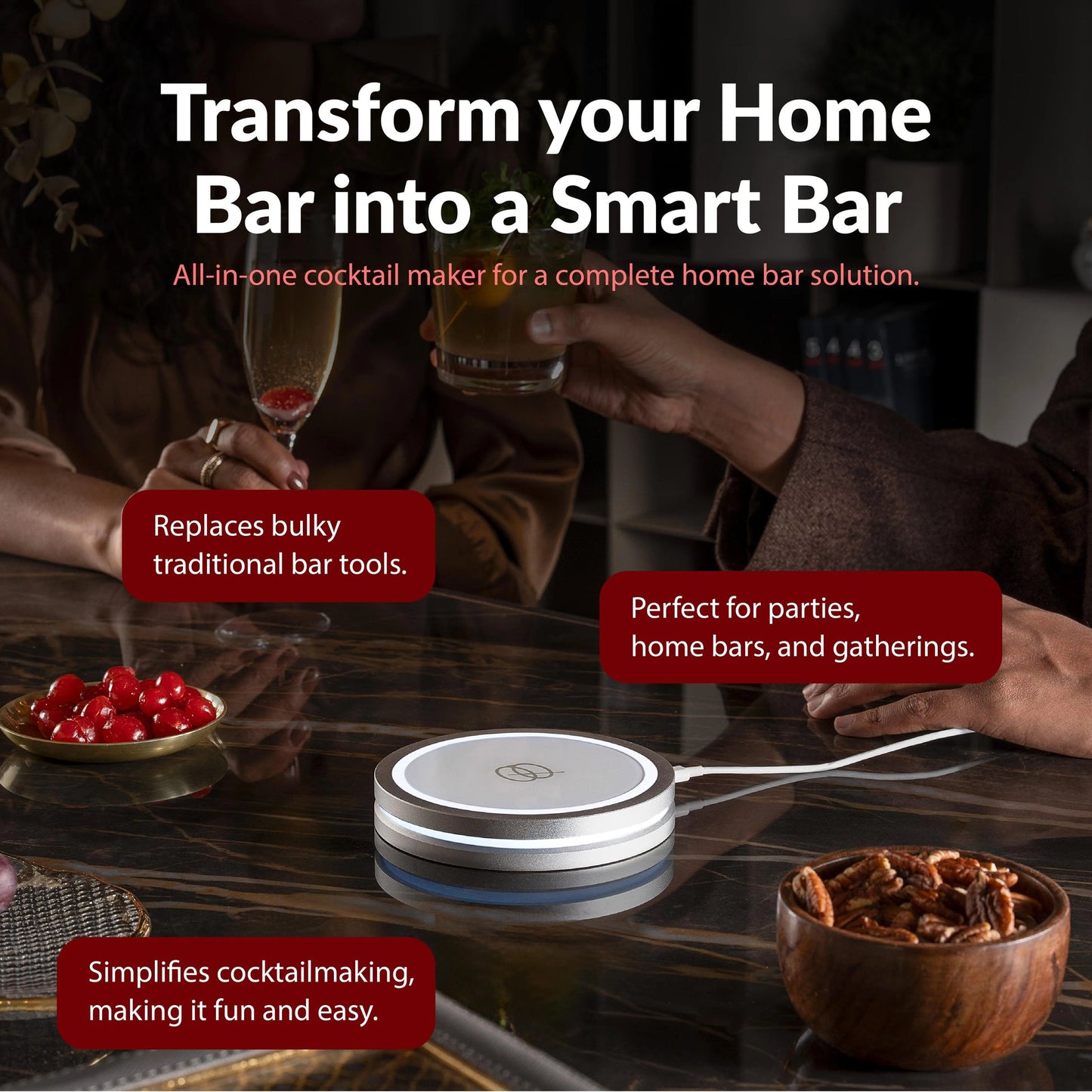 Barsys Smart Coaster 2.0 Cocktail Machine